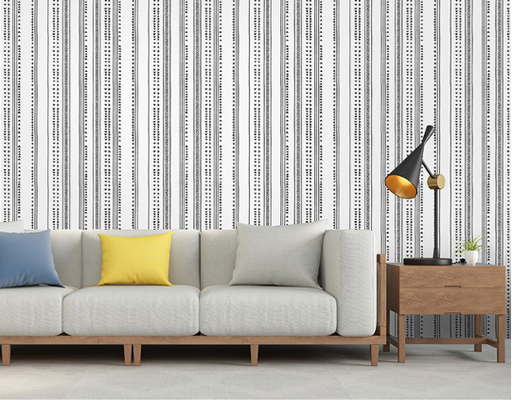 coloribbon new nordic style design with stripe and triangle elements wallpaper