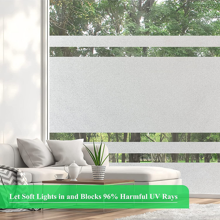 coloribbon glass film can let soft lights in and block the most harmful UV rays in living room