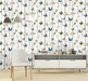 coloribbon peel and stick birch and butterfly wallpapers for dining room