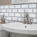 White Marble decals for bathroom tiles