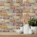 kitchen 3d brick wall panels peel and stick