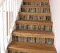coloribbon peel and stick 3d wood grain vintage style wallpaper for stairs