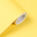 coloriboon self-adhesive simple thickened light yellow wallpaper