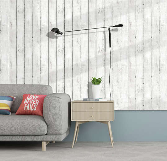 coloribbon peel and stick nordic style white stripe pattern wallpaper