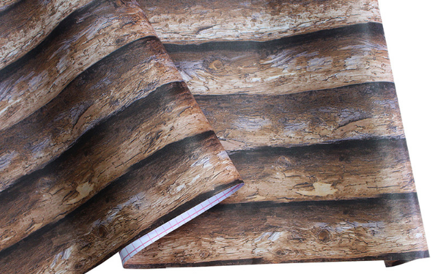 coloribbon peel and stick wood grain wallpaper reel