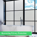 coloribbon glass door and window sticker can protect your bathroom privacy