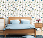 coloribbon peel and stick birch and butterfly decals for bedroom wallpaper ideas