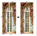 coloribbon decorative self-adhesive pvc 3d flowers door sticker