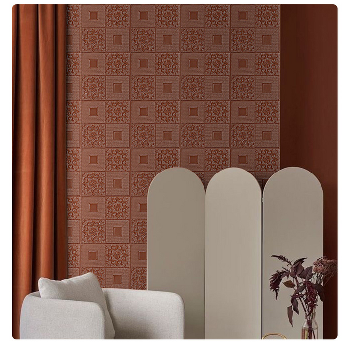 coloribbon brown peel and stick 3d wallpaper