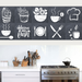 coloribbon kitchen pattern creative home decoration wallpaper