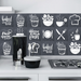 coloribbon peel and stick creative kitchen decoration 3d stickers