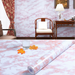 coloribbon peel and stick pvc white and red marble wallpaper