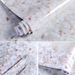 coloribbon peel and stick pvc white and brown marble wallpaper