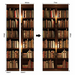 3D Stereo Bookshelf Door Sticker
