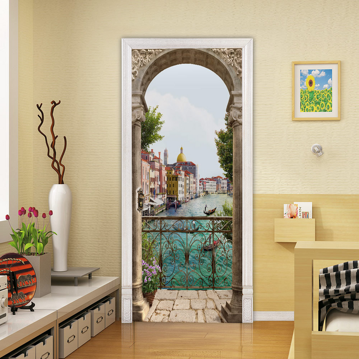 3D Venetian Door Sticker