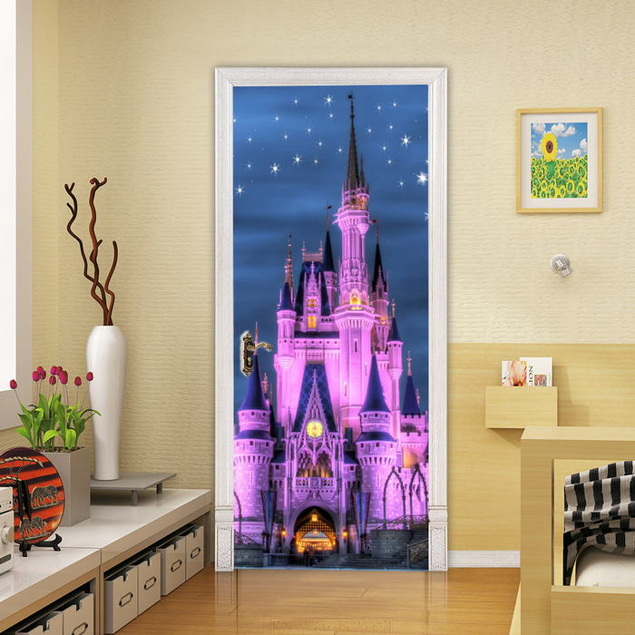 3D Luminous Castle door graphics