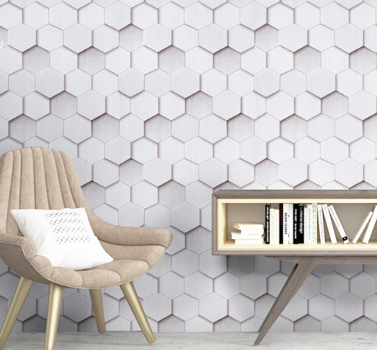 coloribbon peel and stick modern geometric brick pattern wallpaper