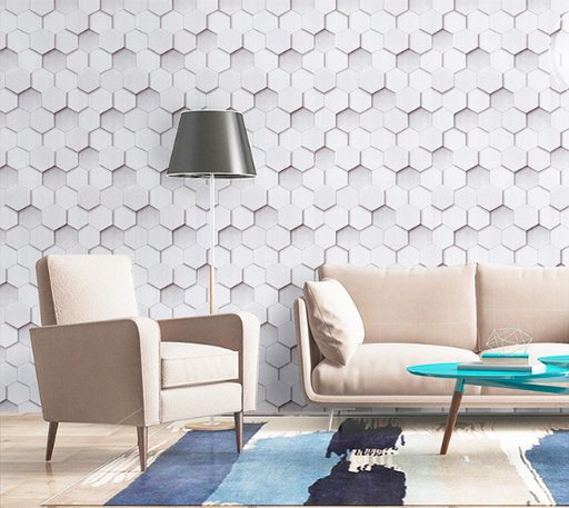 coloribbon peel and stick modern geometric brick pattern wallpaper for living room