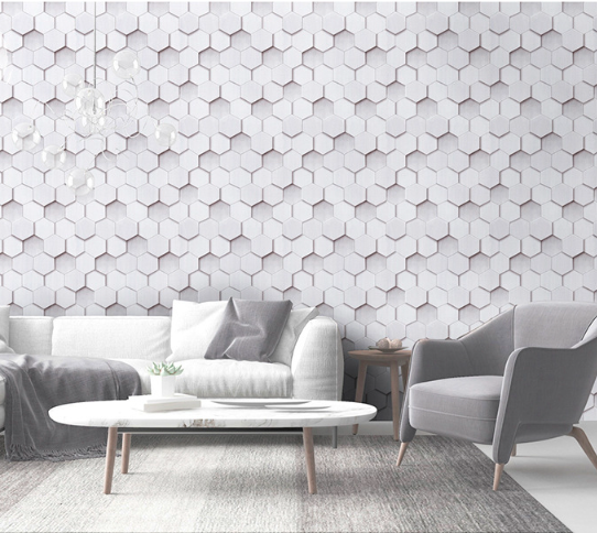 coloribbon peel and stick white and grey modern geometric brick pattern wallpaper