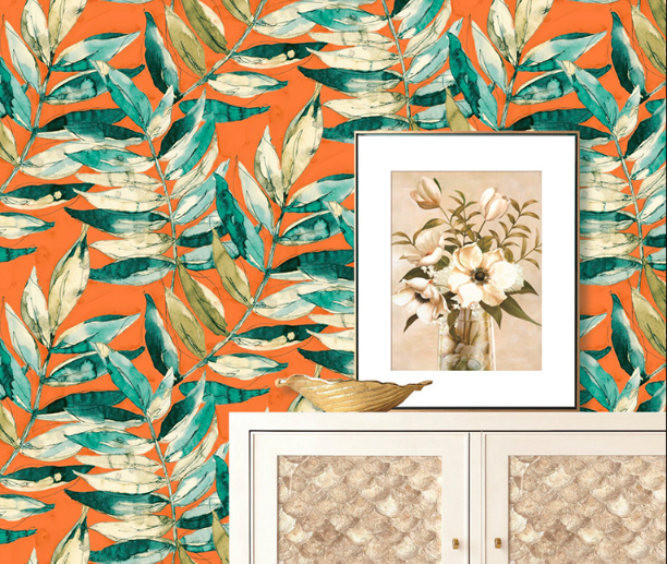 aesthetic leaf wallpaper