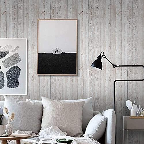 3D Vintage faux wood wallpaper for living room