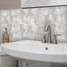 coloribbon white wood grain tile stiker for bathroom wallpaper ideas